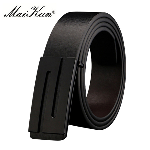 Luxury Leather Belts for Men Reversible Belt Fashion S Letter Smooth Buckle Luxury Brand Designers Men's Belt ► Photo 1/6