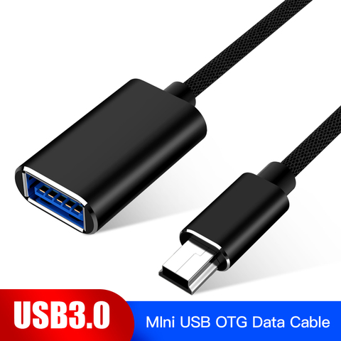 5 Pin B Cable Male to USB 3.0 Female Metal Cord Adapter Micro B USB Extension Cable For Car MP4 Mini USB3.0 to Micro USB-b OTG ► Photo 1/6