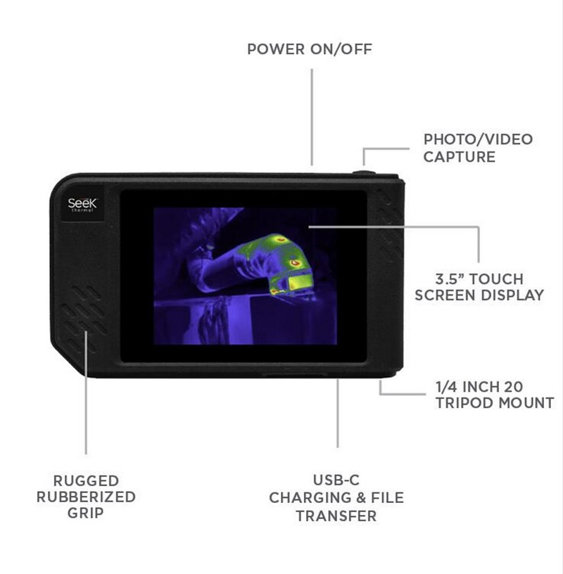USB-C/TYPE C Seek Thermal Camera Imager Infrared Android COMPACT/XR/PRO 9HZ 
