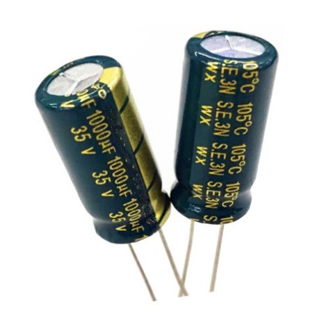 35V 1000UF 10 * 20mm 1000uf 35v pElectrolytic capacitor ower supply special high-frequency crystal ► Photo 1/1