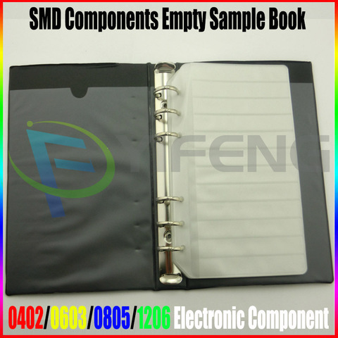SMD Resistor Capacitor Assortment Electronic Components Sample Book 20 Pages Using book style design ► Photo 1/1