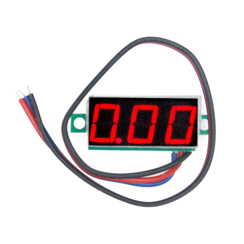 Red/Blue/Yellow/Green 0.28" DC Digital Panel Voltmeter Panel Mount LED Voltage 