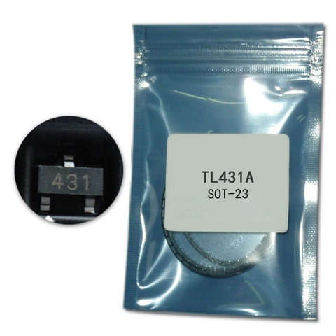50pcs/lot TL431 SOT23 Mosfet kit voltage regulator TL431 SOT-23 smd transistor mosfet kit TL431A power mosfet kit ► Photo 1/1
