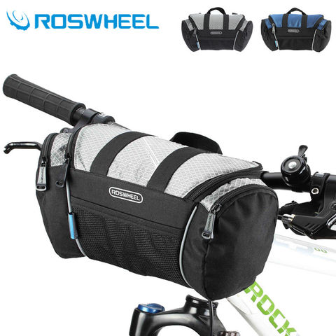 ROSWHEEL 5L Bike Bicycle Cycling Bag Handlebar Front Tube Pannier Basket Shoulder Pack ► Photo 1/6