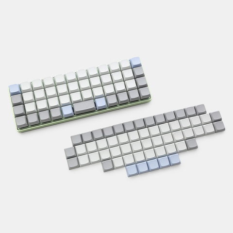 XDA DSA Blank PBT Keycaps Suitable For Ortholinear Layout MX Keyboard XD75 ID75 Planck Preonic Niu40 ► Photo 1/4