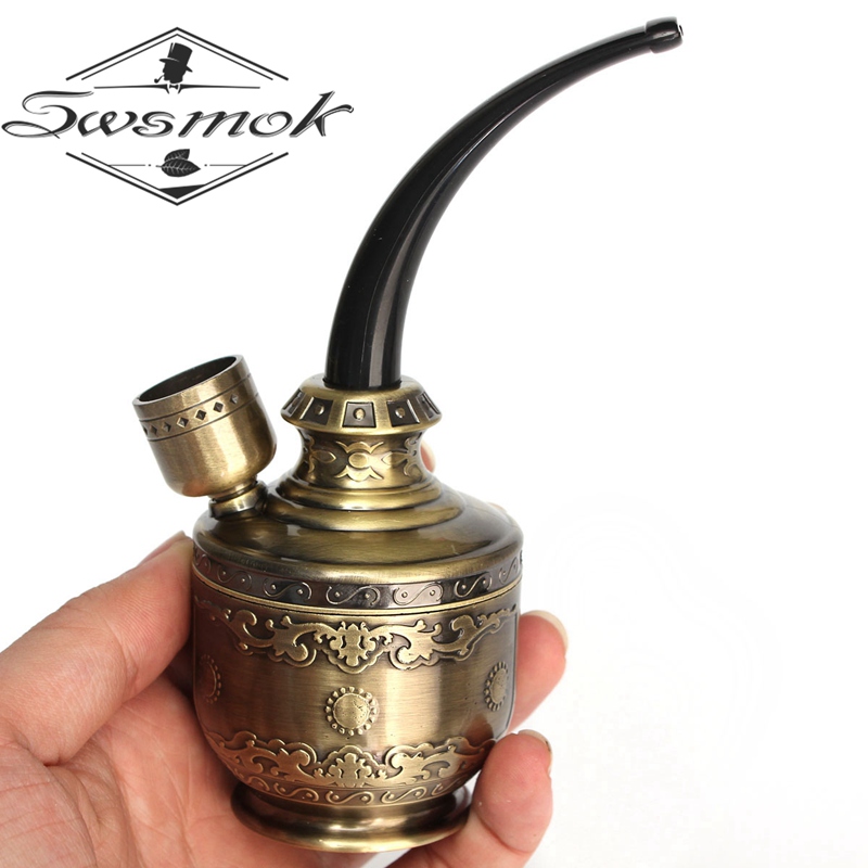 SWSMOK New Popular Bottle Water Pipe Portable Mini Hookah Shisha Tobacco Smoking  Pipes Gift of Health Metal Tube Filter - Price history & Review, AliExpress Seller - Shop2856019 Store