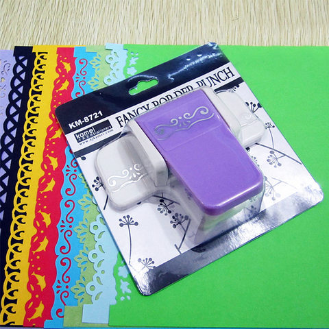 1Pcs Fresh Style Fancy Border Craft Punch Beauty Flower Design Foam Paper Punch Scrapbooking for Card Making DIY Handmade Crafts ► Photo 1/6