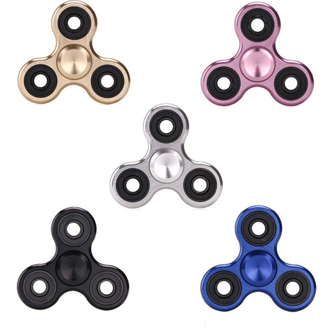EDC Hand For Autism ADHD Anxiety Stress Relief Focus Kids Alloy Metal Aluminum Spinner Hand  Fidget Spinner Toys ► Photo 1/6