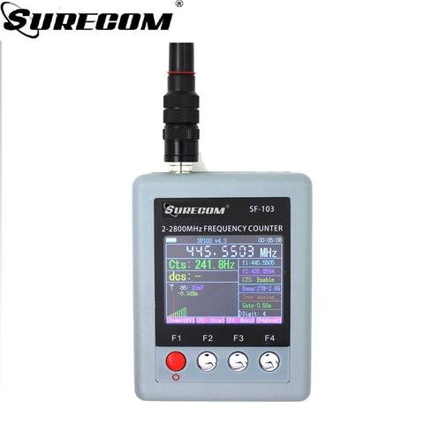 Portable Frequency Counter SURECOM SF-103 Walkie Talkie Frequency Meter 2Gen 2MHz~2.8GHz SF103 For DMR & Analog Two Way Radio ► Photo 1/6