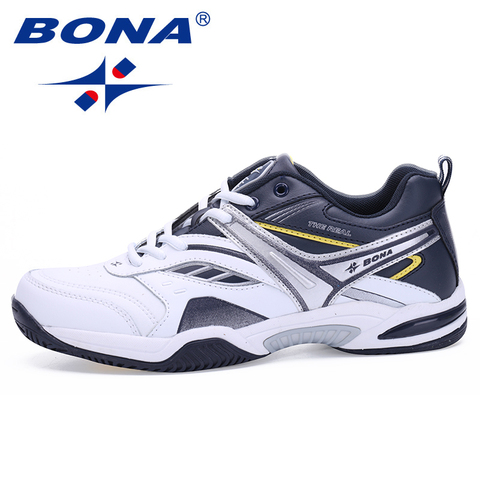 BONA New Classics Style Men Tennis Shoes Lace Up Men Sport Shoes Top Quality Comfortable Male Sneakers Shoes Fast Free Shipping ► Photo 1/3