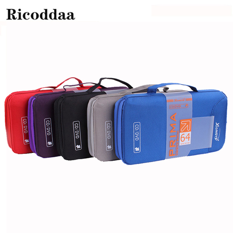 96/64 Disc Capacity DVD CD Case Holder For Car Media Storage CD Bag Portable Carry Bag Box For  DVD CD Accessories ► Photo 1/6