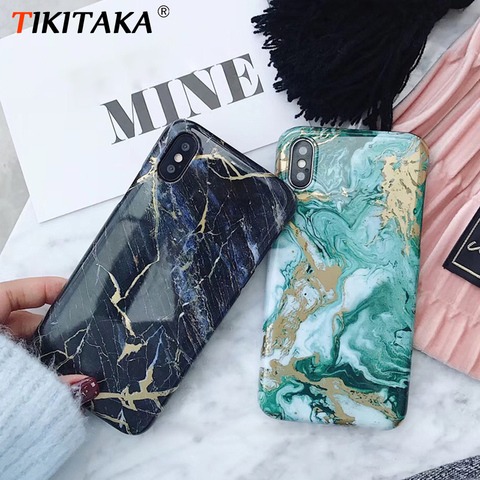 Buy Online Green Black Marble Phone Case For Iphone 11 X 10 Cover Soft Tpu For Iphone Xr Xs Max 6s 6 7 7plus 8 8plus 6 S Plus Case Capa Alitools