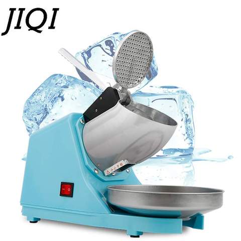 JIQI 65KG/H Electric Ice Crusher Smoothie Shaver Slush Ice Block Breaking grinder Machine For Home Restaurant Bar 220V EU US ► Photo 1/5