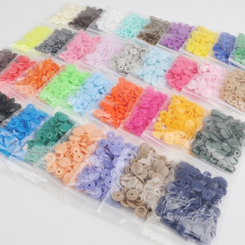 Lowest Price 50 Sets Baby Resin Snap Buttons KAM T5 12mm Plastic Snaps Clothing Accessories Press Stud Fasteners 15 colors ► Photo 1/6