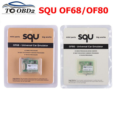 SQU OF80/OF68 Immo Programs Universal Car Emulator For Tacho Programs For Seat Occupancy Sensor Programs OBD Diagnostic Tool ► Photo 1/1
