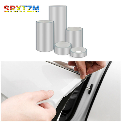 SRXTZM Door Sill Full Body Transparent Tape Car Tuning Body Bumpers Protect Film Door Edge Protective Tap Anti Scratch Tape 1pcs ► Photo 1/6