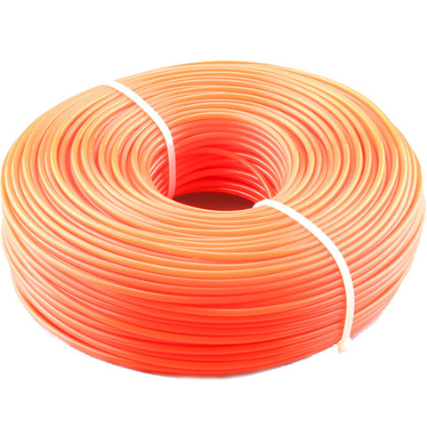 2.4mm/3mm 450g Trimmer Line Strimmer Brushcutter Trimmer Nylon/Wire Rope Cord Line Long Round Roll Square Grass Rope Line ► Photo 1/6