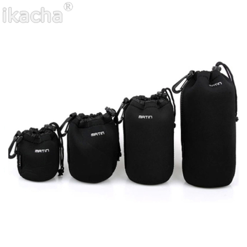 New S M L XL Matin Neoprene Soft Protector Camera Lens Pouch Bag Case For Canon Nikon Sony ► Photo 1/6
