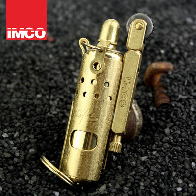 Genuine IMCO pure copper trenches oil lighter,Bowers Powell Kilo Lighter,Personal Retro Windproof Old Gasoline Lighter ► Photo 1/6