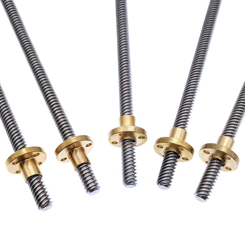 Lead Screw T8 350mm Linear Guide 3D Printers Parts helical pitch 2mm 4mm 8mm 10mm 12mm Trapezoidal Screws with nut ► Photo 1/6