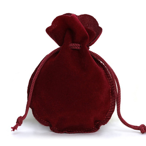10pcs 2 Sizes Calabash Packing Drawstring Velvet Pouch Sachet Gift Bag For Jewelry Wedding Things Party Bead Container Storage ► Photo 1/6