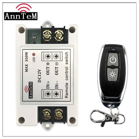 Wireless Remote Control Switch 433mhz rf Transmitter Receiver 12v Universal Battery Power Circuit Controller car led Strip Light ► Photo 1/6