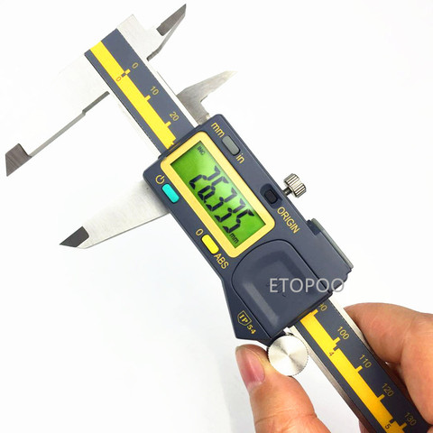 0-150mm 6inch 200mm 300mm 0.005mm TERMA ABS Origin Digital Caliper IP54 water proof electronic vernier caliper micrometer gauge ► Photo 1/6