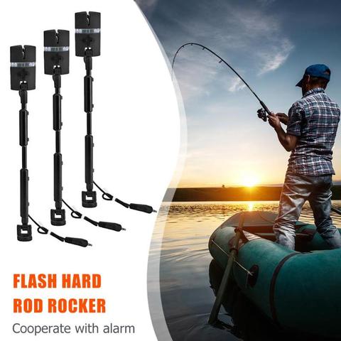 New Carp Fishing Bite Alarms LED Fishing Swinger Illuminated Carp Fishing Alarm Set Adjustable Flash Hard Rod Rocker Swinger ► Photo 1/6