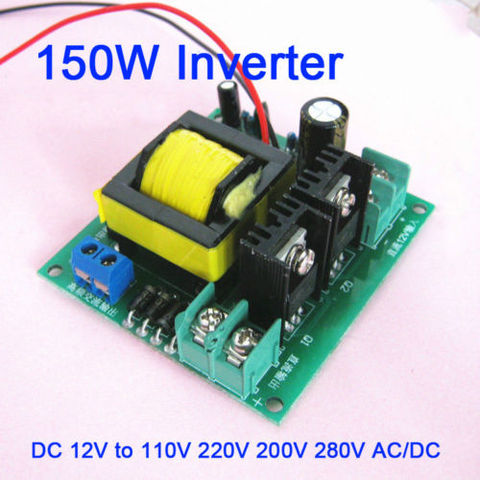 DC-AC Converter 12V to 110V 200V 220V 280V AC 150W Inverter Boost Board Transformer Power ► Photo 1/3