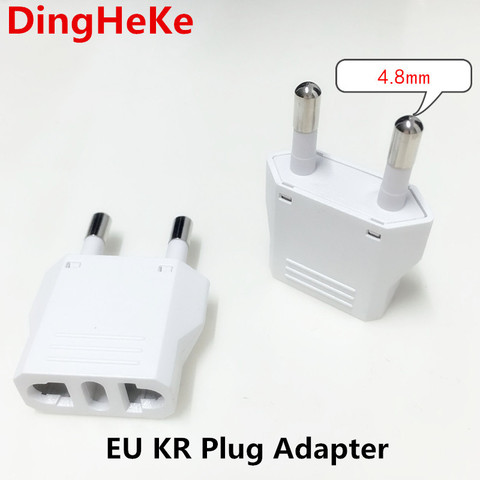 EU European KR Plug Adapter Japan China US To EU Travel Power Adapter Electric Plug Converter Charger Socket AC Outlet ► Photo 1/5