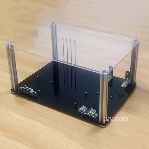 DIY Personalized Full Transparent Acrylic Computer Chassis Rack Desktop PC Computer Case for ATX Motherboard Mainboard ► Photo 1/3