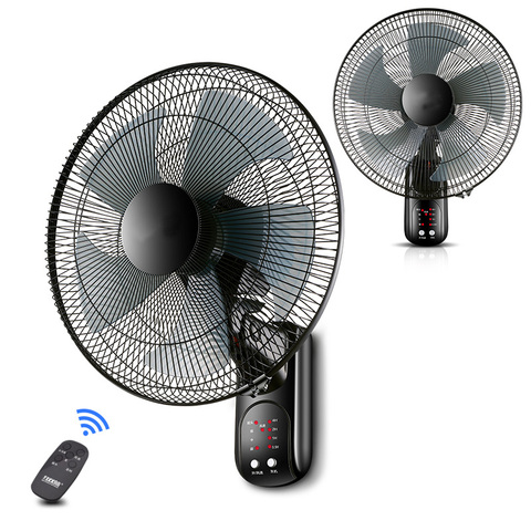60W energy saving natural wind wall mounted electric fan remote control summer cooling fan ► Photo 1/1
