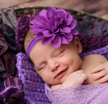 Baby Headbands, Baby Girl Headband, Baby Flower Crown , Newborn Flower  Headband, Newborn Headband, Infant Headband, Newborn Photo Prop, Bows 