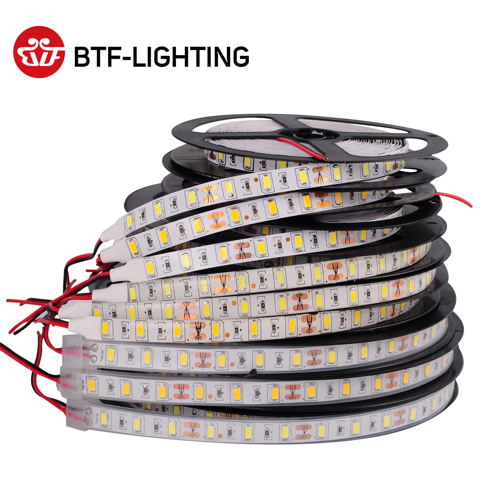 5M 5050 5630 3528 SMD RGB Flexible Strip LED Light Waterproof 12V 300 led Lamp 