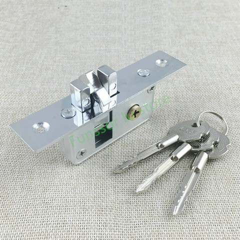 Invisible/Mortise lock,Pull gate Hook lock,Alloy lock body,For Framed glass door,strong, durable,Door hardware ► Photo 1/4