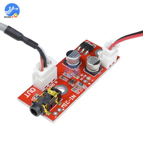 MAX9812 Microphone Amplifier Board Micro Speaker 3V/5V/12V Audio Voice Sound Board AMP DIY Electron Kit ► Photo 1/6