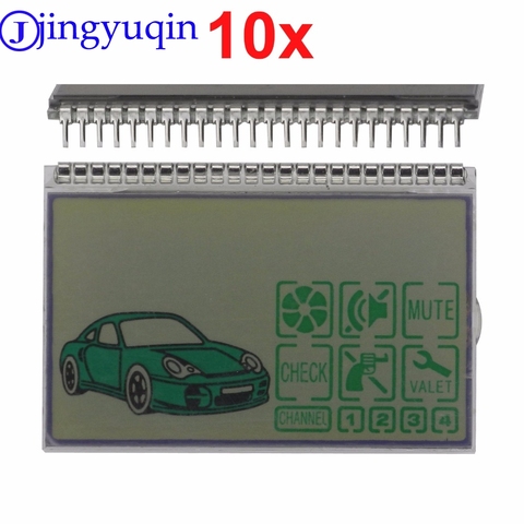 jingyuqin 10ps DXL 3000 lcd display Tamarack for Pandora DXL3000 Lcd Remote Controller Key Fob Chain /Two way Car Alarm System ► Photo 1/4