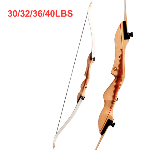 68 Recurve Bow Wood Riser FRP Layer Bow Limb Fishing Archery