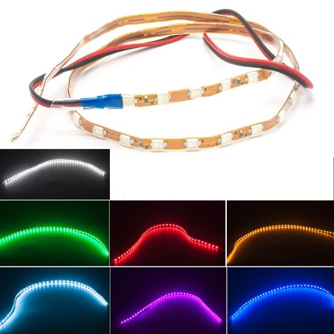 45CM 1210 SMD Flexible Soft Tube 12V DRL Universal Car LED Eyebrow Strip Light Lamp Bar ► Photo 1/5