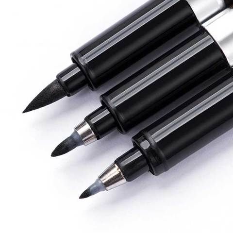 Multifunction Brush Pen Calligraphy Pen Markers Art Writing School Supplies Stationery Student Painting Calligraphy Brush Pen ► Photo 1/6