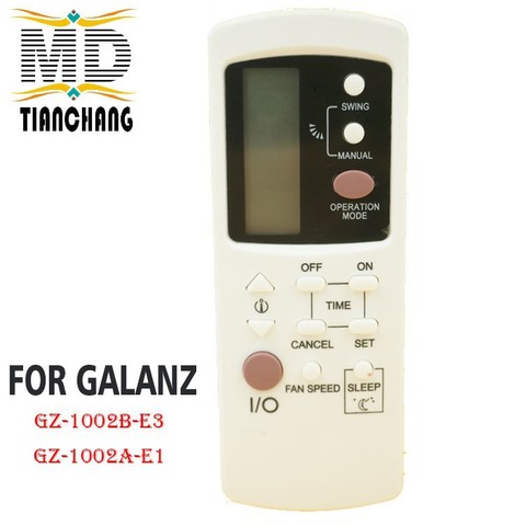 New GZ-1002B-E3 For Galanz Air Conditioner Remote Control GZ1002BE3 GZ-1002B-E1 Compatible with GZ-1002A-E1 GZ1002BE1 Controle ► Photo 1/2