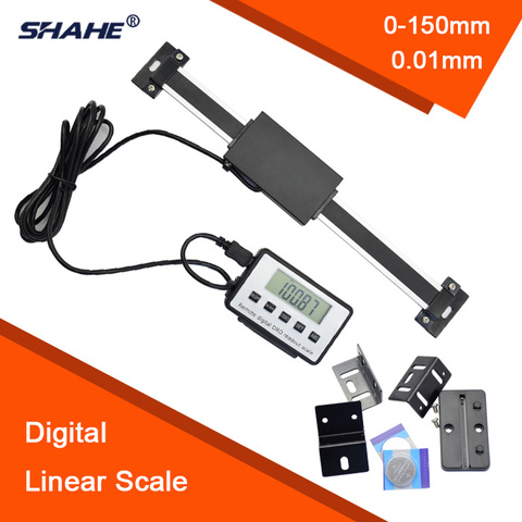 Free Shipping 0-200mm Readout Digital Linear Scale with Remote Display External Display ruler digital readout remote display ► Photo 1/5