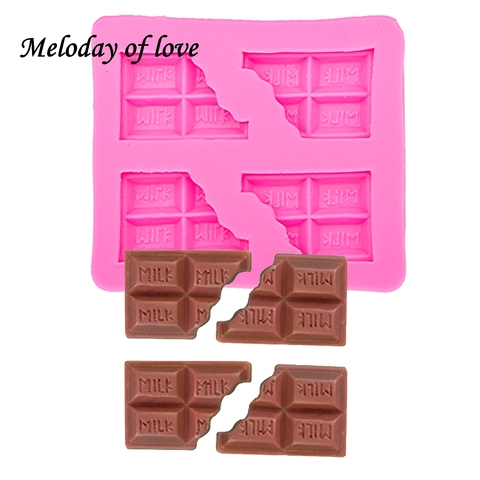 Milk letter chocolate Candles Resin Fimo Clay Butter Cookie DIY fondant baking cake decorating tools silicone mold T0014 ► Photo 1/6