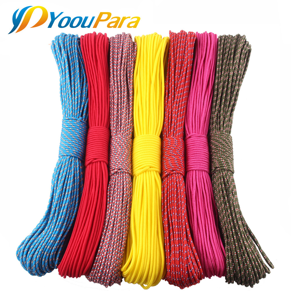 Paracord 2mm One Stand Cores Paracord For Survival Parachute Cord Lanyard  Camping Climbing Camping Rope Hiking