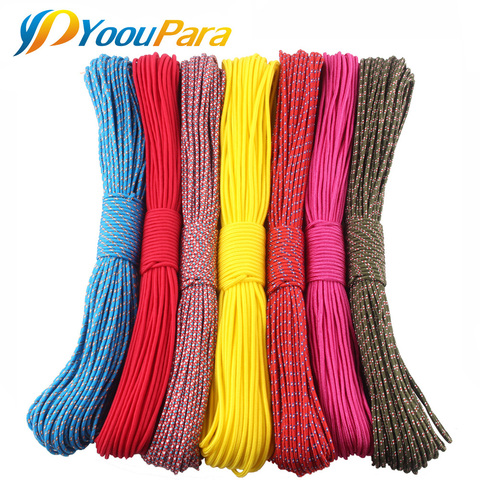 3mm Paracord 100FT Parachute cord Rope 1 Strand Paracorde Outdoor Survival  Equipment Clothes line DIY Paracord Bracelet - Price history & Review, AliExpress Seller - YoouPara Outdoor Store