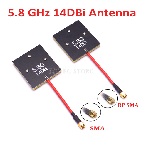 5.8G 14dBi High Gain Directional Patch Antenna Panel Antenna RP-SMA / SMA for Fixed-wing FPV Racing Drone Quadcopter Multicopter ► Photo 1/6