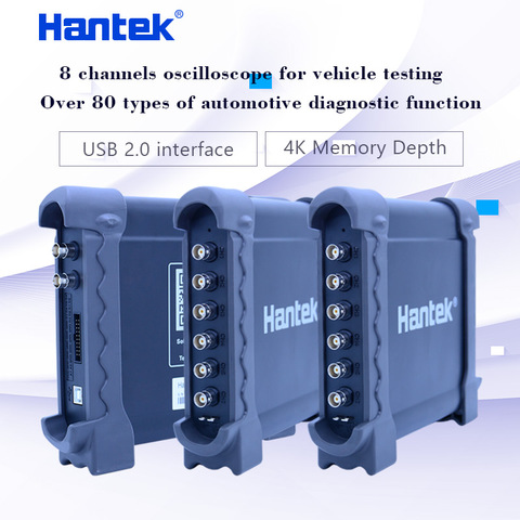 Hantek 8 Channels Automotive Oscilloscope with 80 type Ignition/Sensor/Bus detection/Performe/Starter function 1008B 1008C ► Photo 1/6