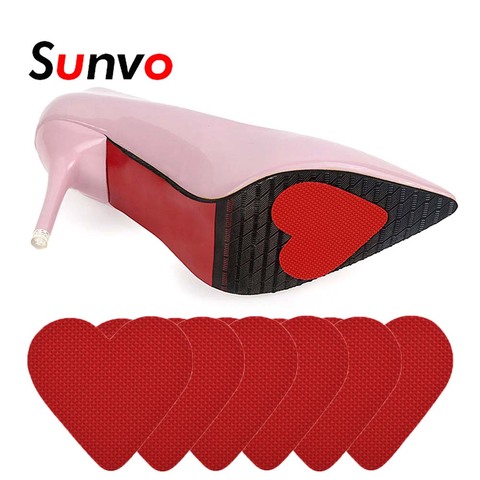 Sunvo Shoe Sole Sticker Anti-Slip for Sandal High Heel Shoes Front Mat Forefoot Pad Grip Protector Accessories Lover Gift Insert ► Photo 1/6