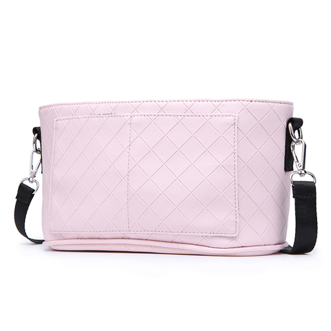 Fashion Mother Stroller Bag Pink Stripe Women Diaper Bag Portable Reusable Wet Bag Travel Wet Dry Bags Mini Size 23*14cm ► Photo 1/6