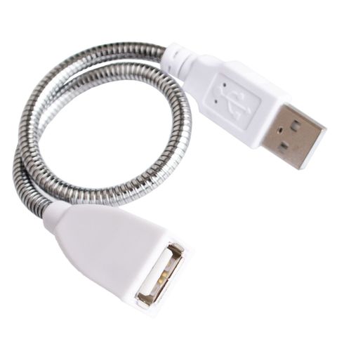 Desk Lamp USB Power Cable Extension Cord Flexible Metal Hose USB Desk Light ► Photo 1/2